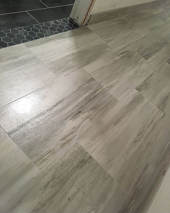 House tile transition 