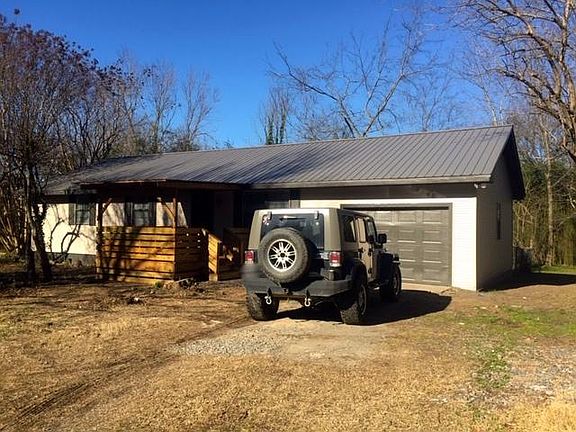 One car attached garage with large storage area