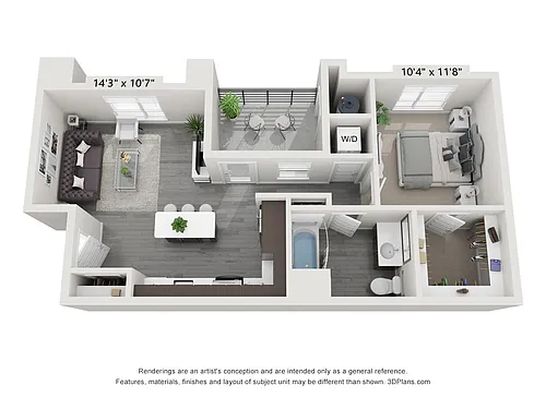 Floor plan 1A00