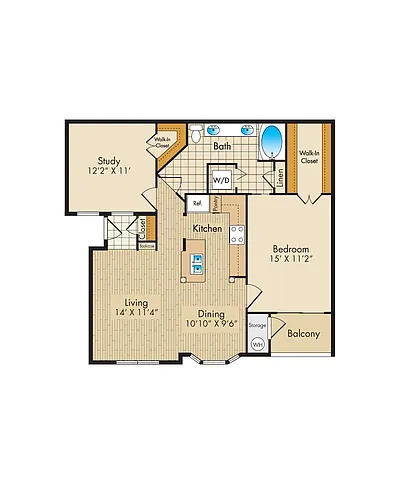 Floor plan D I