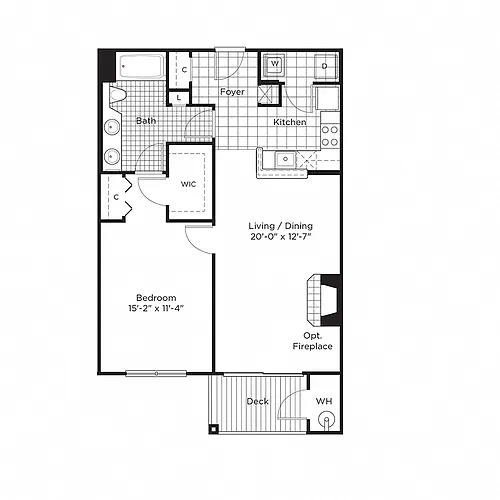 Floor plan A1A