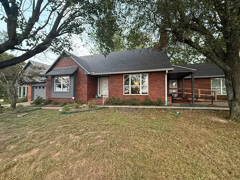 Front of home,