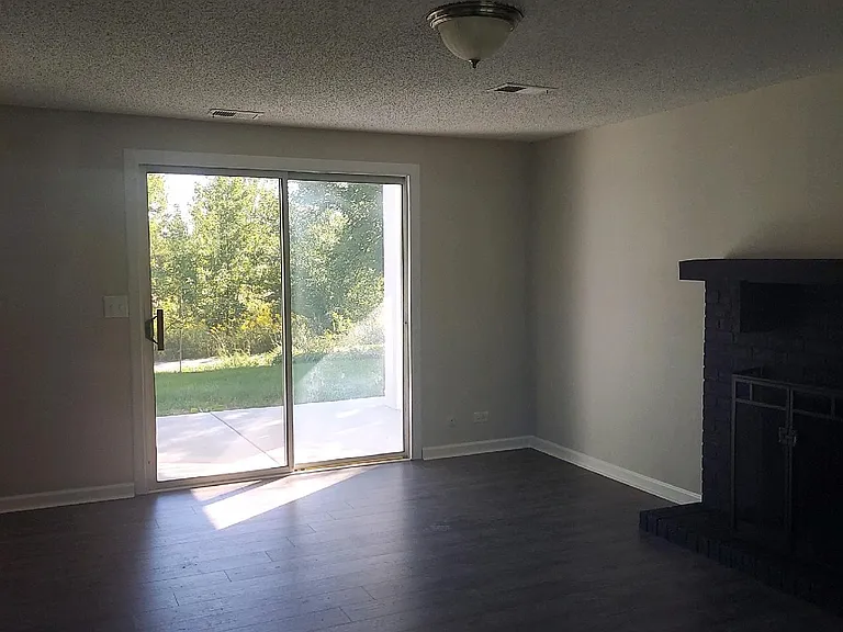 Family room looking out to patio.
