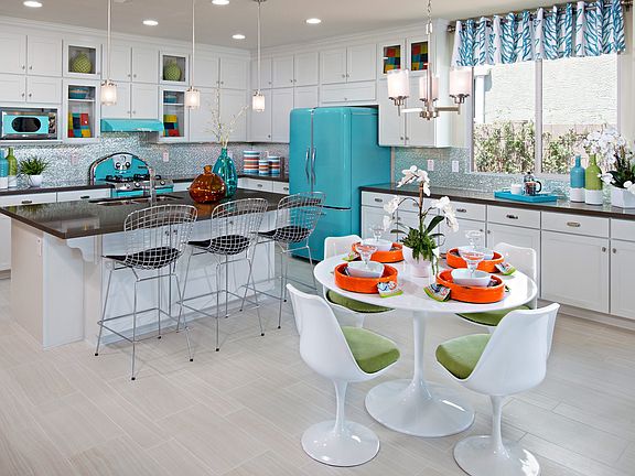 Bright and colorful kitchen