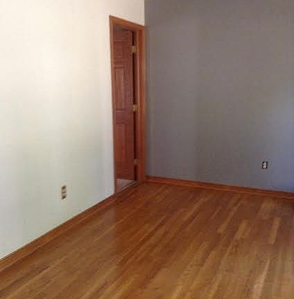 Living room with hardwood floors