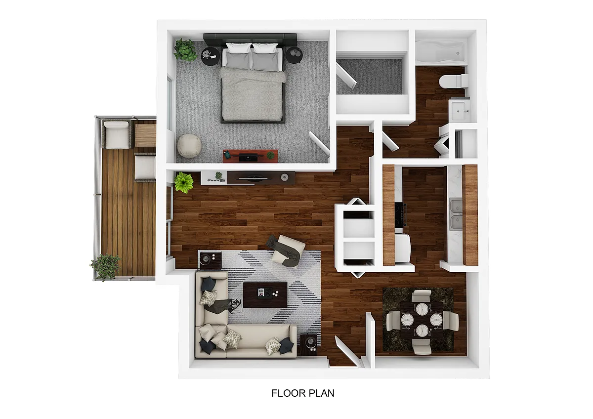 Floor plan 1x1 Freestyle