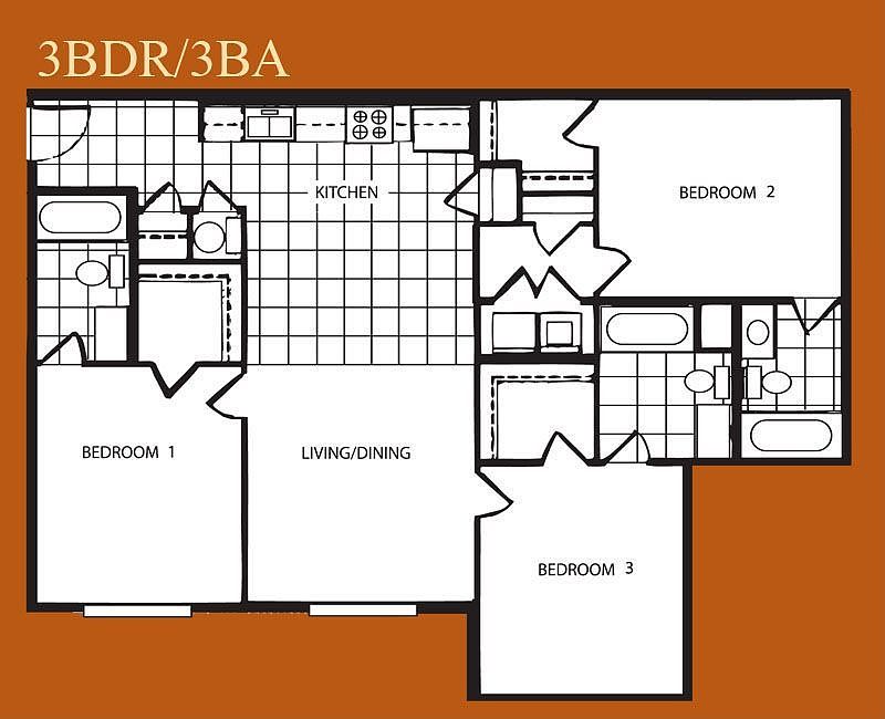 2nd image of 3000 S Adams St #512