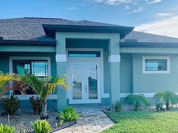 walkway and front door