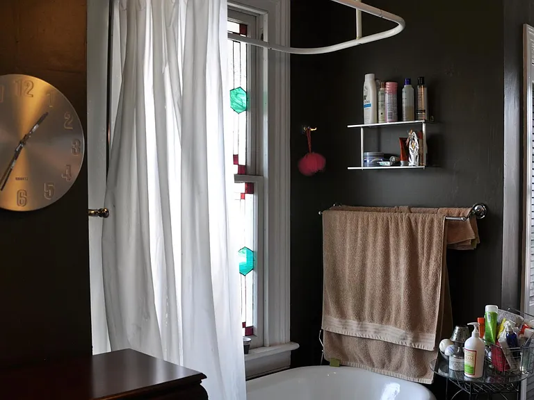 footed tub with shower kit