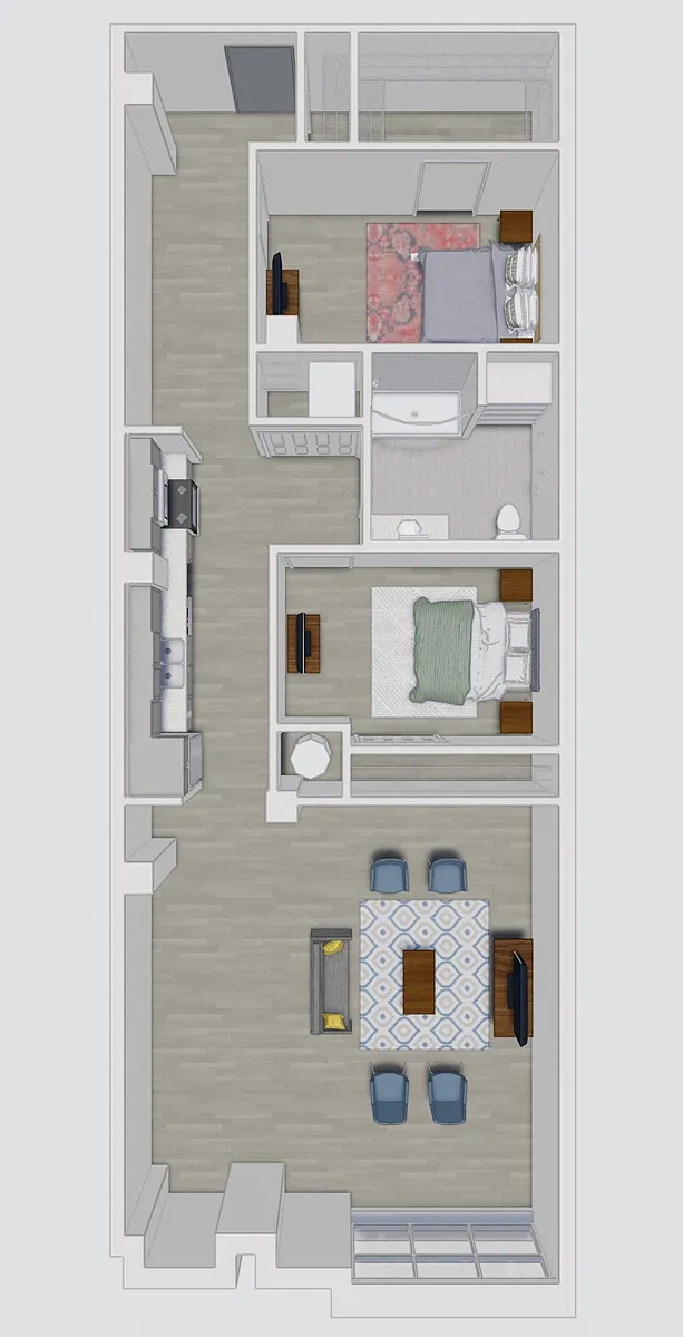Floor plan Pembroke Square- B4