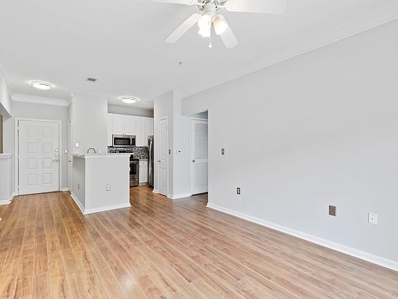 Living room and kitchen