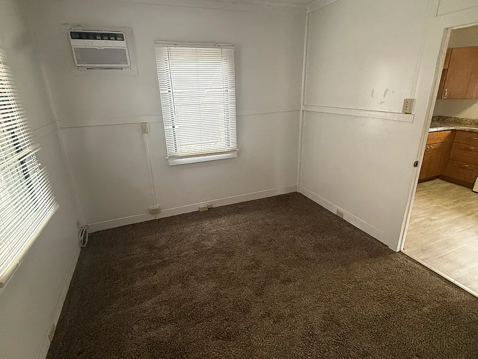 Bedroom #2 with AC unit