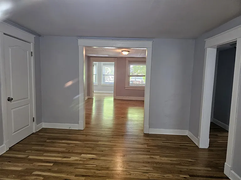 In dining room looking toward living room and office