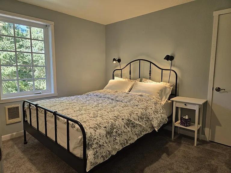 Second-floor bedroom 3 with queen bed