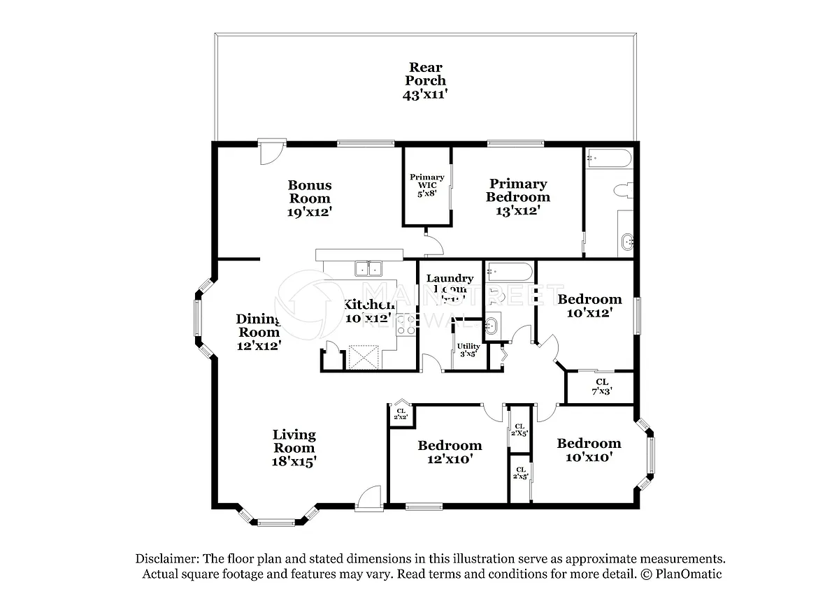 Floor Plan - 6091 S Birchwood Dr