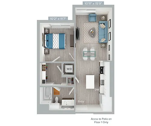 Floor plan A4-667SF-A1-2