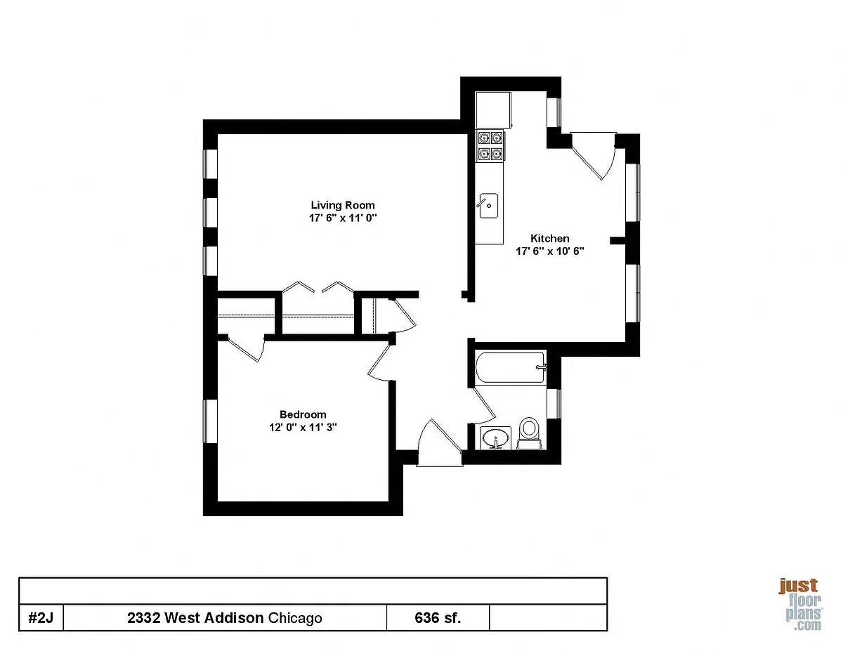 Floor plan One Bedroom