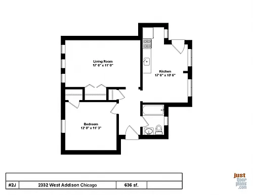 Floor plan One Bedroom