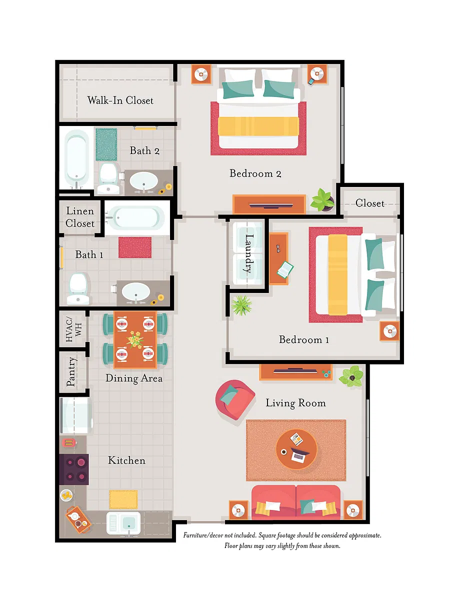 Floor plan 2X2