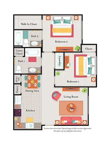 Floor plan 2X2