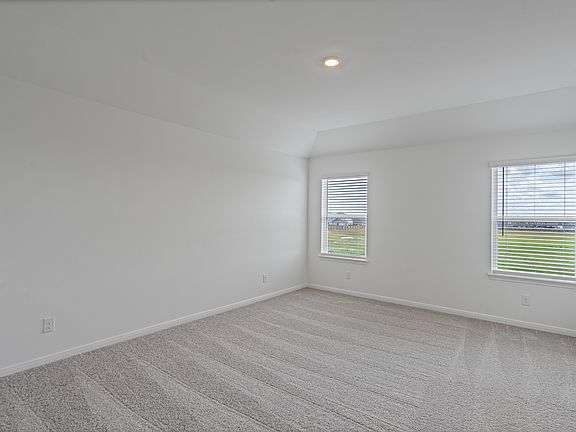 The master suite has a private master bath and large walk-in closet!