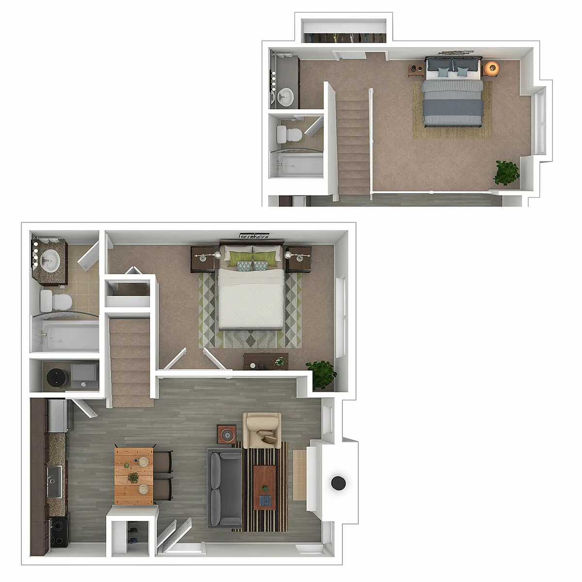 Floor plan B1-Loft - Affordable