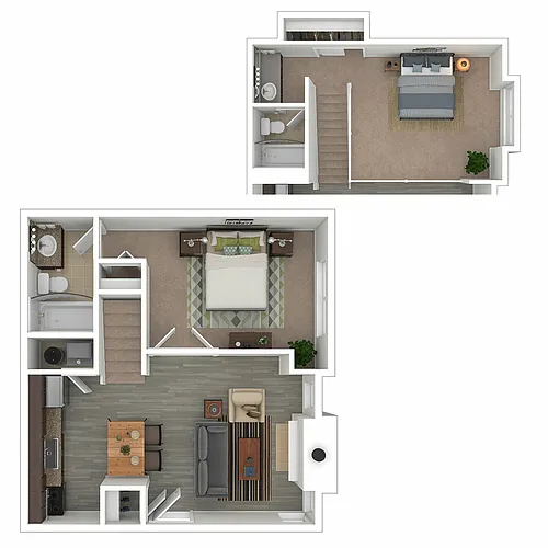 Floor plan B1-Loft - Affordable