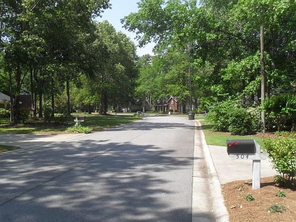 Tree lined quite street