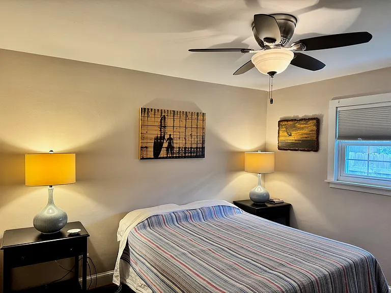 Bedroom 1 of 2 with high end queen - foam bed