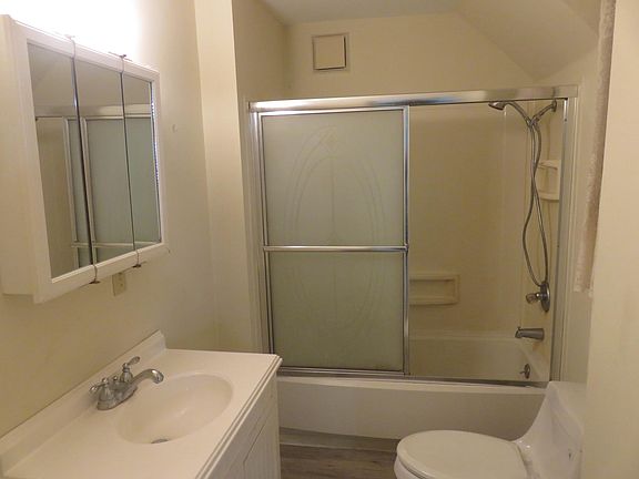 Bathroom with full tub