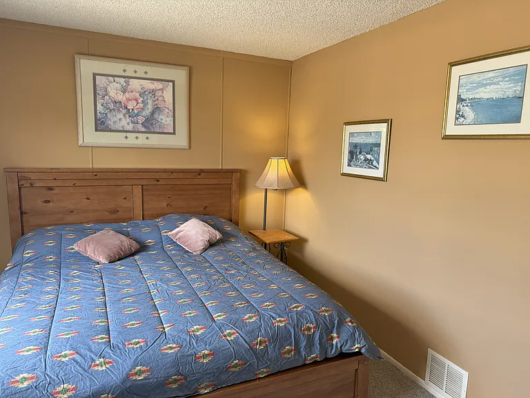 Bedroom with king bed