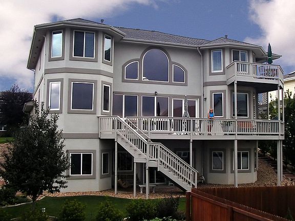 Back - West facing with mountain and city views