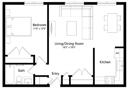 Floor plan A8-C