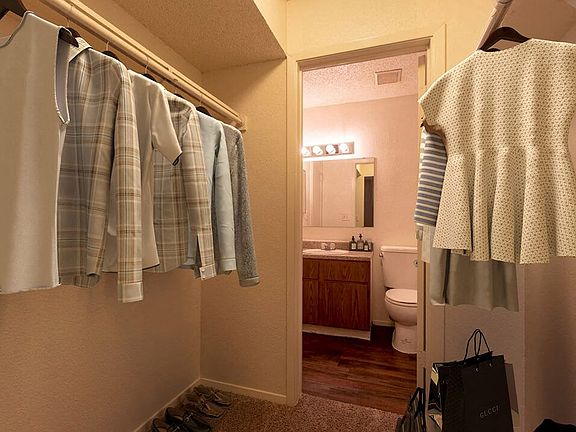 We Have Walk-In Closets!