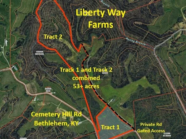 1 & 2 Cemetery Hill Rd, Bethlehem, KY 40007