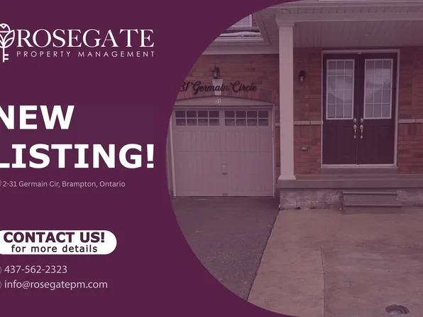 31 Germain Cir #2, Brampton, ON L6X 5K2