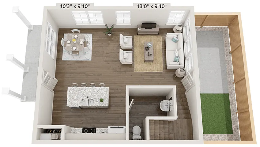 Floor plan B2