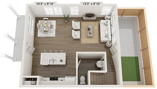 Floor plan B2