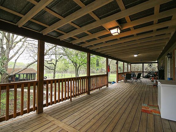 Rear Deck and Picnic Shelter