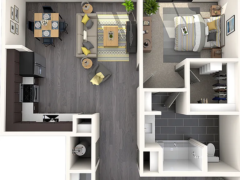Studio | 1 Bath | 789 SF Studio | 1 Bath | 789 SF