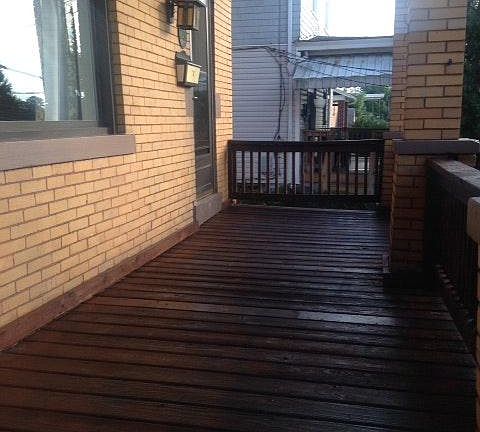 Front deck