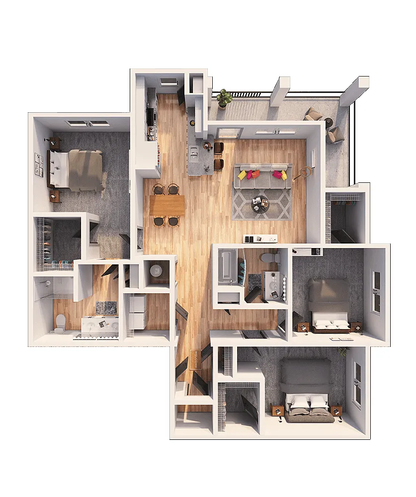 Floor plan Medallion