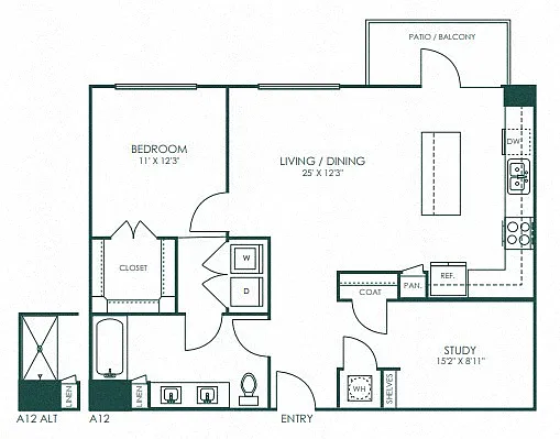 Floor plan A12