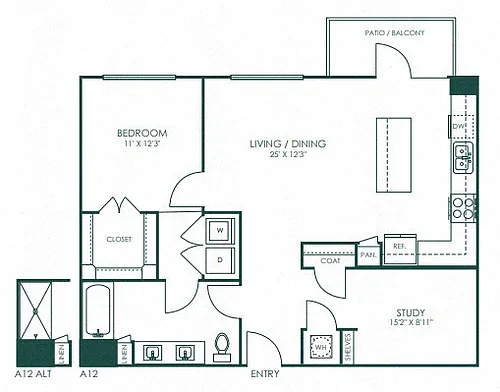Floor plan A12