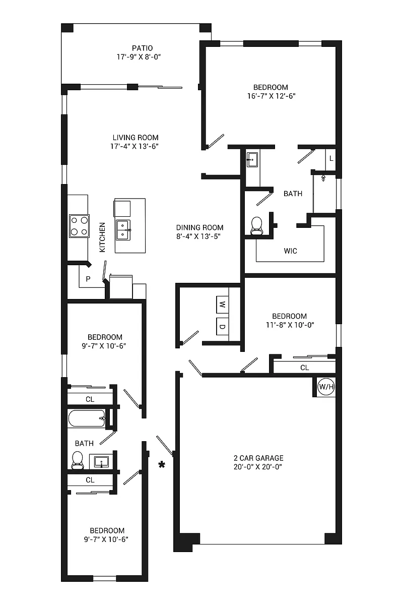Floor plan Easton