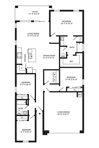 Floor plan Easton