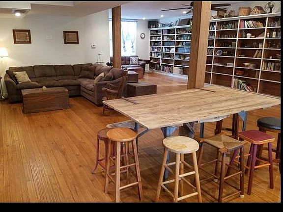 Dinning area looking into one of the living rooms