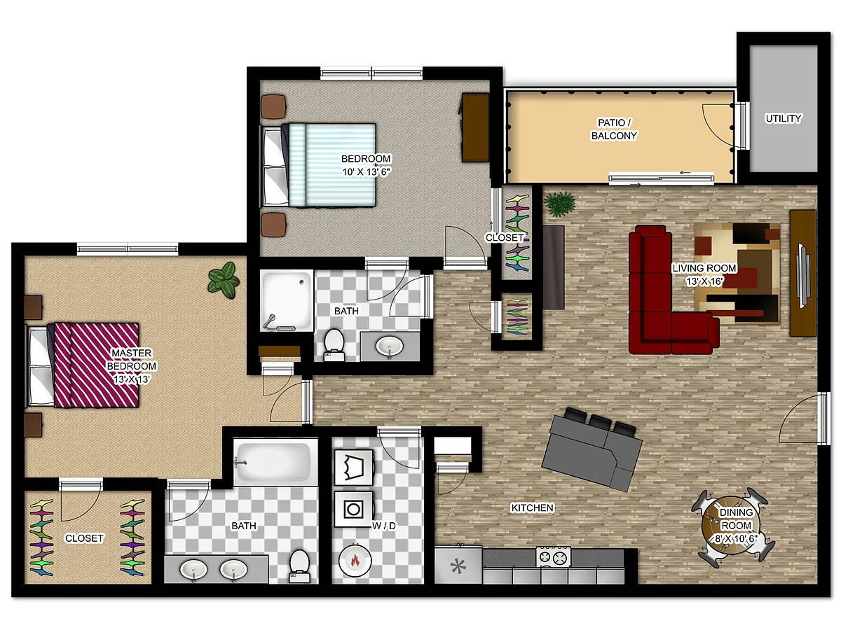 Floor plan B1