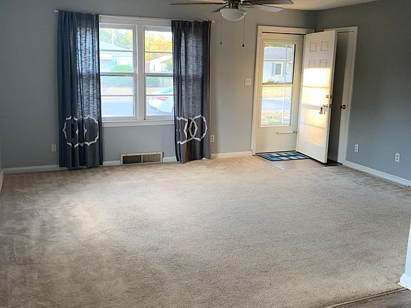 Living Room with coat closet