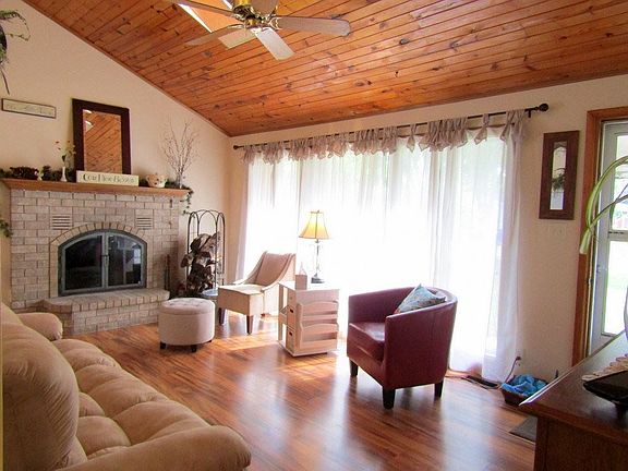 Living room with laminate floors